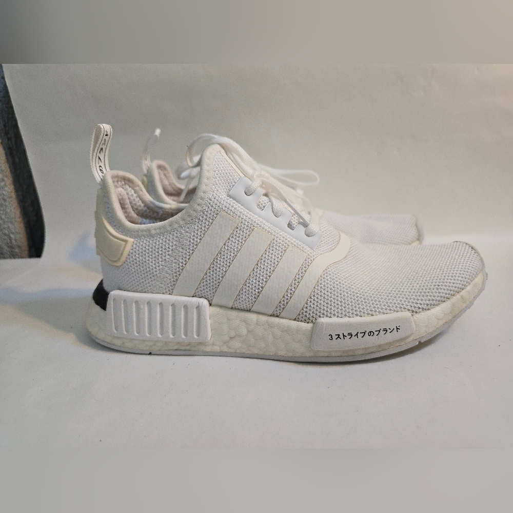 Adidas NMD R1 J Boost Triple White' FW0432 Women's Size 5 1/2